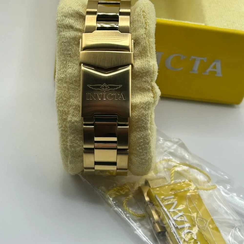 Invicta Men's Pro Diver 16346 Gold Stainless-Steel Swiss Quartz Watch #011